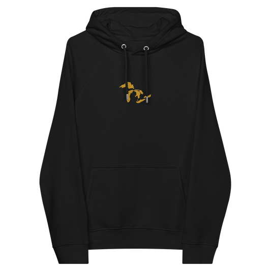 Great Lakes Hoodie (Gold) | Unisex Organic - Emb.