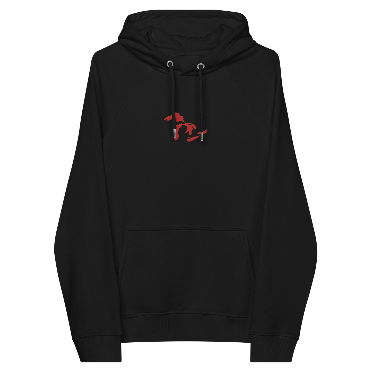 Great Lakes Hoodie (Aliform Red) | Unisex Organic - Emb.