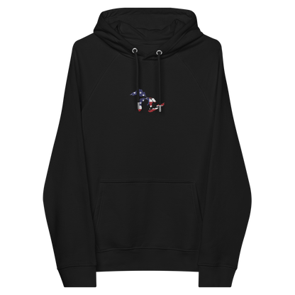 Great Lakes Hoodie (Patriotic Edition) | Unisex Organic - Emb.