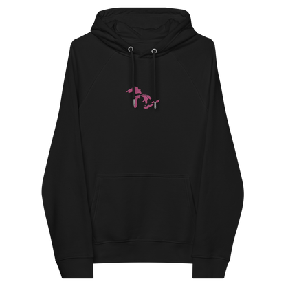 Great Lakes Hoodie (Apple Blossom Pink) | Unisex Organic - Emb.