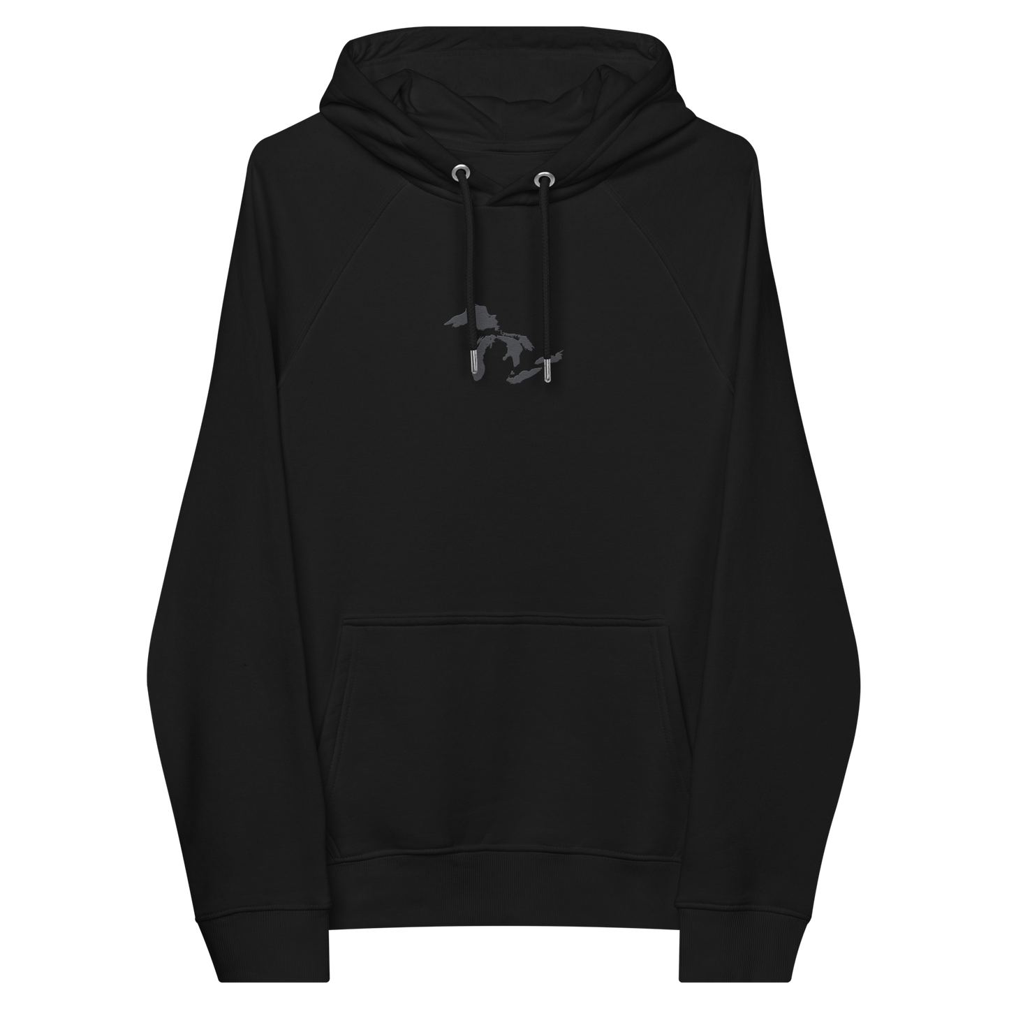 Great Lakes Hoodie (Iron Ore Grey) | Unisex Organic - Emb.