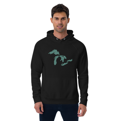 Great Lakes Hoodie (Copper Green) | Unisex Organic