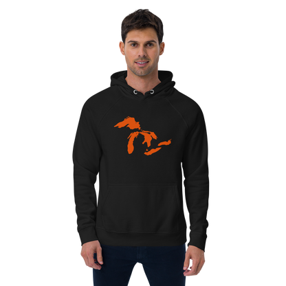 Great Lakes Hoodie (Maple Leaf Orange) | Unisex Organic