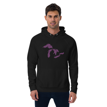 Great Lakes Hoodie (Plum) | Unisex Organic