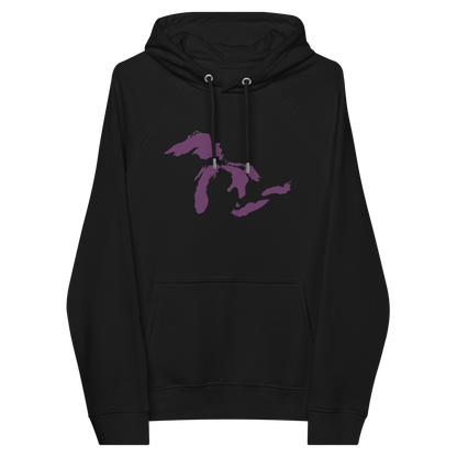 Great Lakes Hoodie (Plum) | Unisex Organic