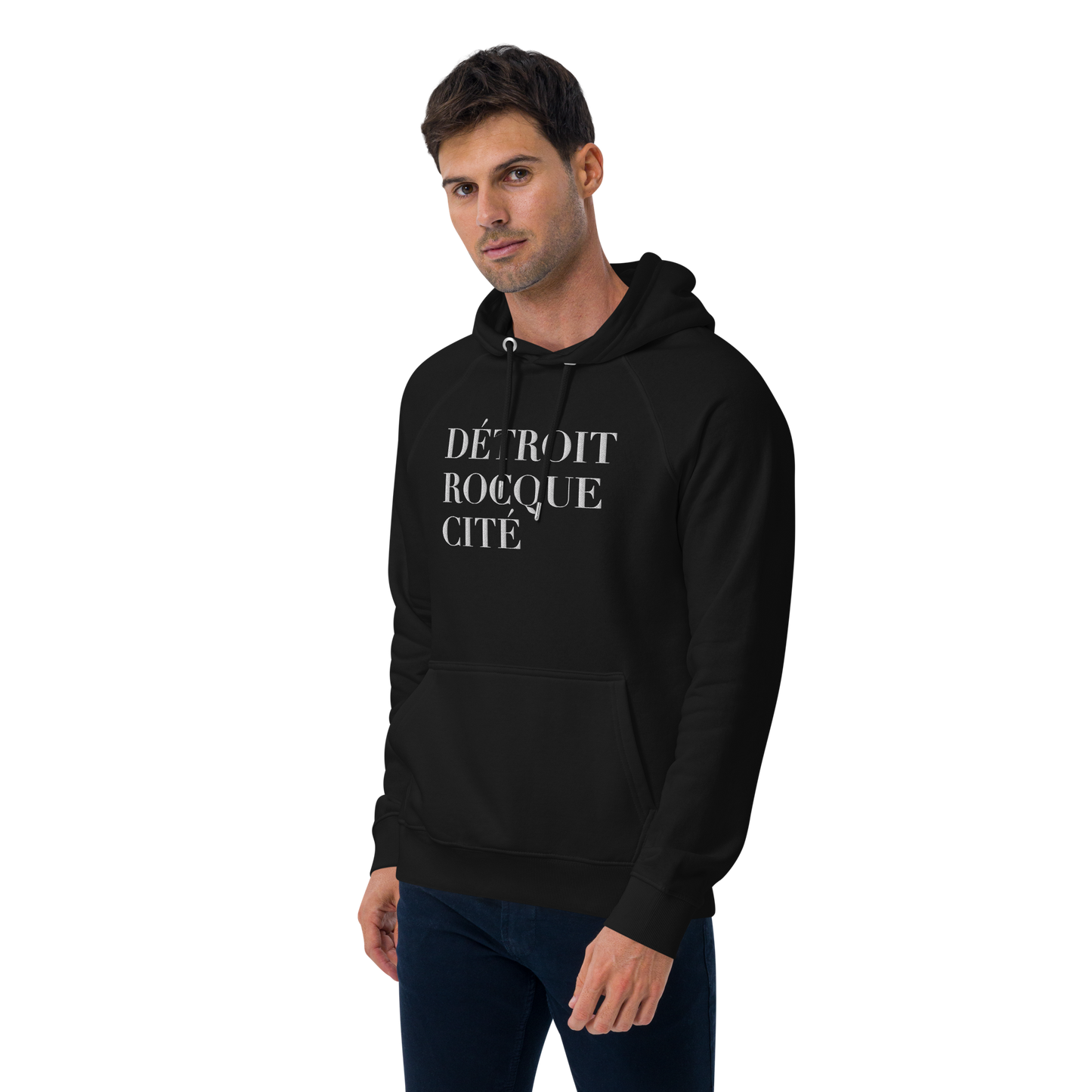 'Détroit Rocque Cité' Hoodie | Unisex Organic