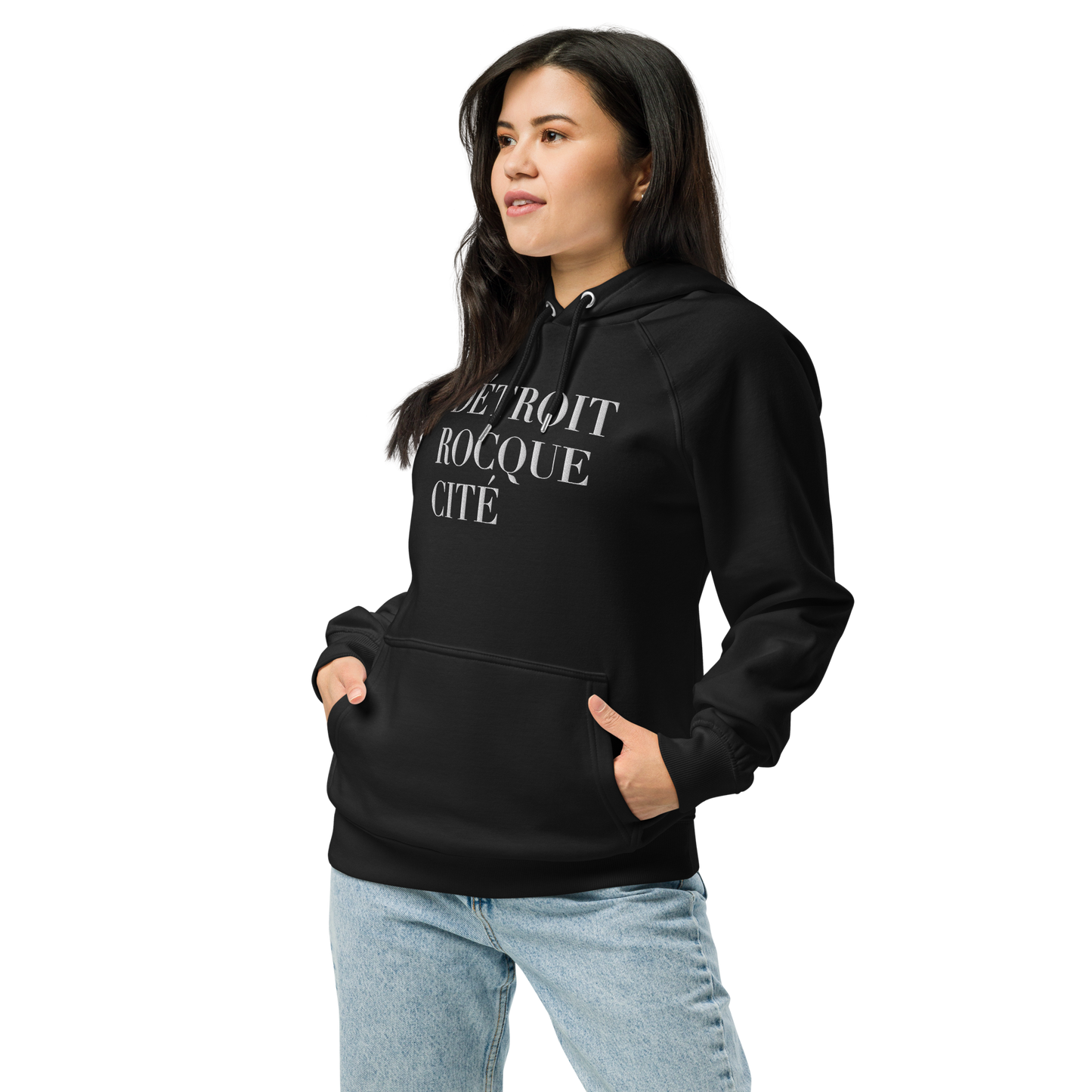 'Détroit Rocque Cité' Hoodie | Unisex Organic