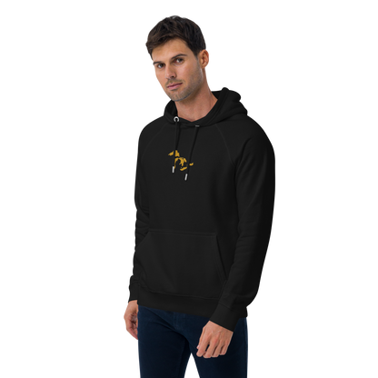 Great Lakes Hoodie (Gold) | Unisex Organic - Emb.