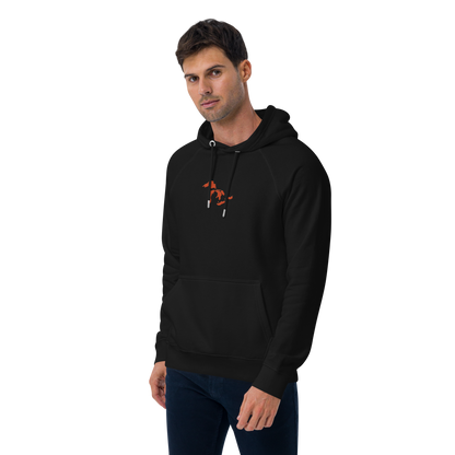 Great Lakes Hoodie (Maple Leaf Orange) | Unisex Organic - Emb.