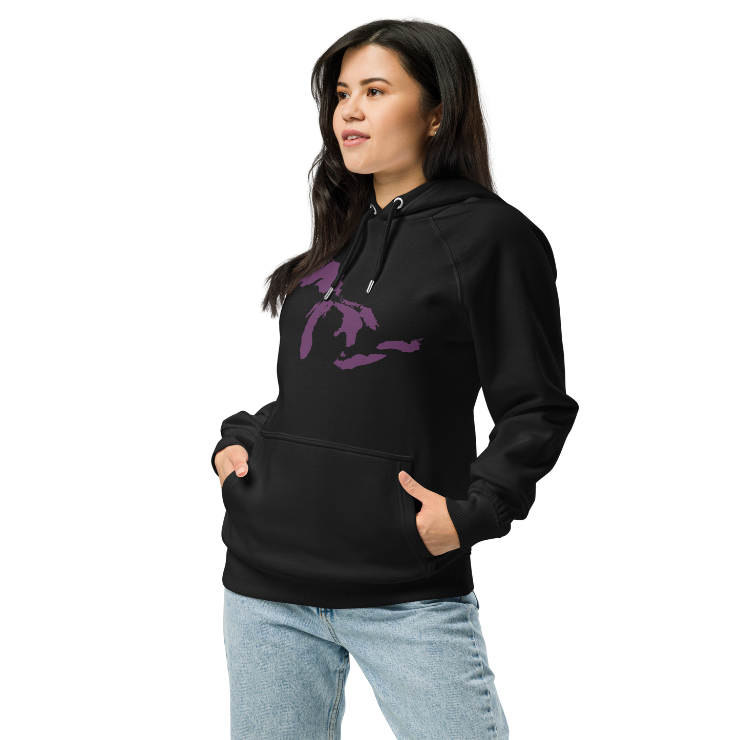 Great Lakes Hoodie (Plum) | Unisex Organic