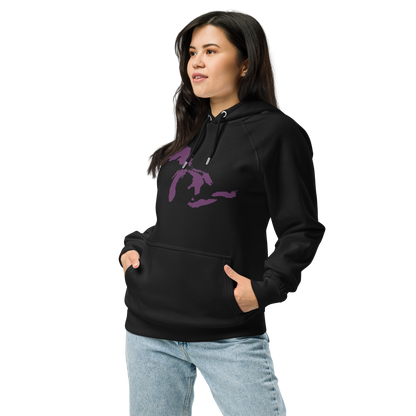 Great Lakes Hoodie (Plum) | Unisex Organic