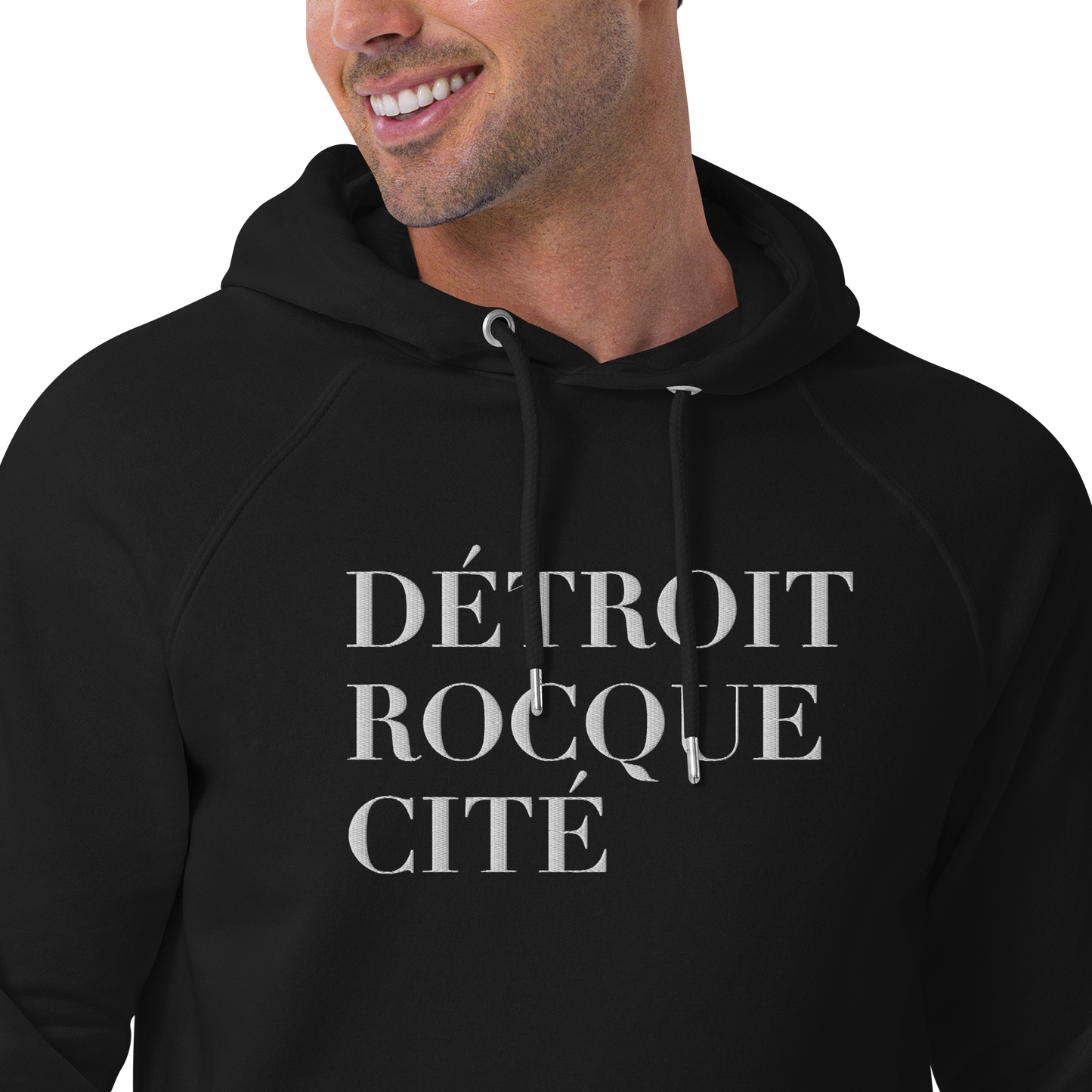 'Détroit Rocque Cité' Hoodie | Unisex Organic