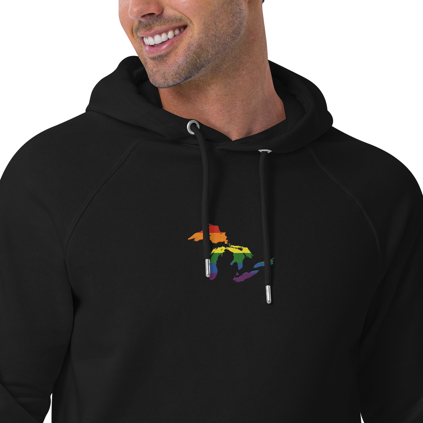 Great Lakes Hoodie (Rainbow Pride Edition) | Unisex Organic - Emb.