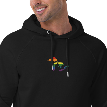 Great Lakes Hoodie (Rainbow Pride Edition) | Unisex Organic - Emb.