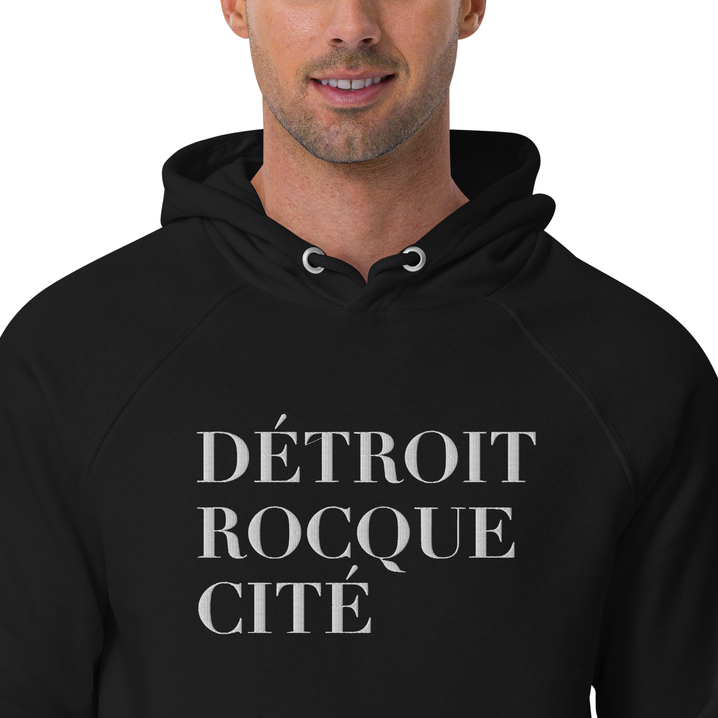 'Détroit Rocque Cité' Hoodie | Unisex Organic