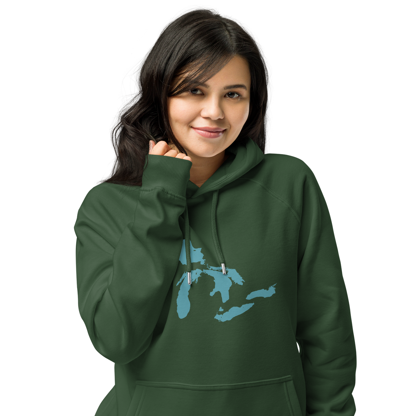 Great Lakes Hoodie (Huron Blue) | Unisex Organic