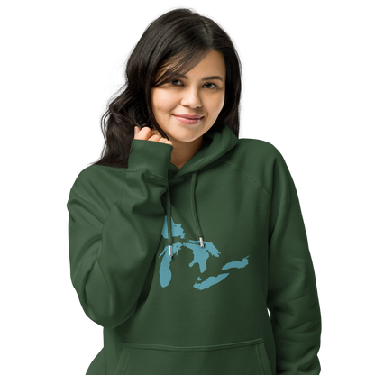 Great Lakes Hoodie (Huron Blue) | Unisex Organic