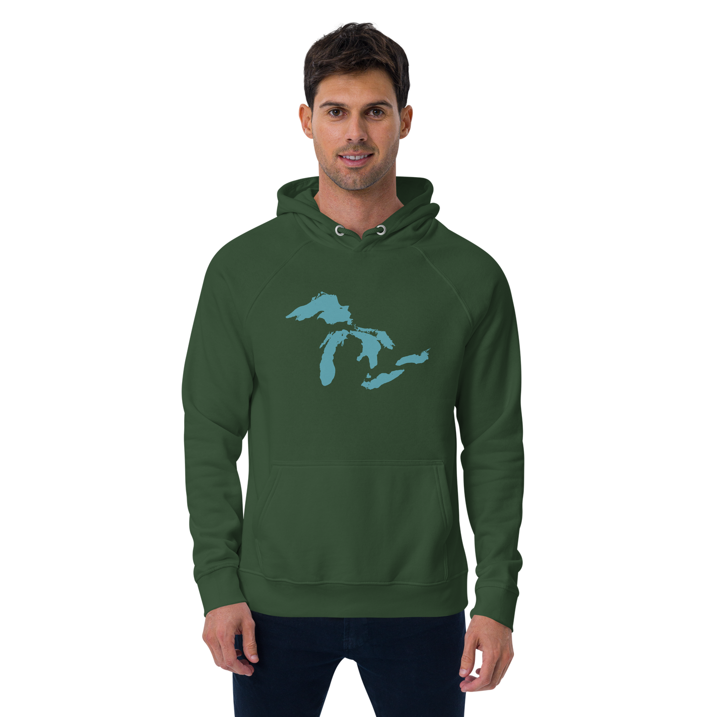 Great Lakes Hoodie (Huron Blue) | Unisex Organic