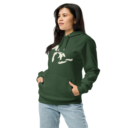 Great Lakes Hoodie (Ivory White) | Unisex Organic