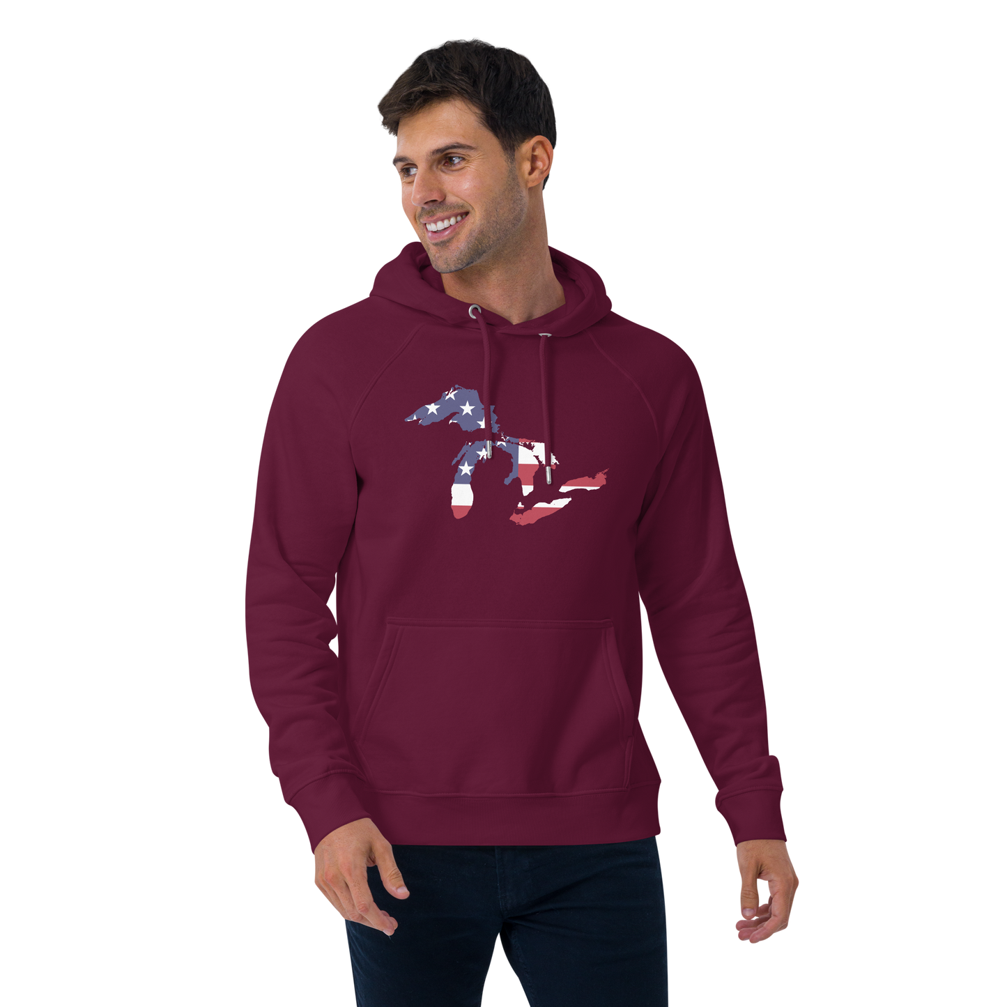 Great Lakes Hoodie (Patriotic Edition) | Unisex Organic