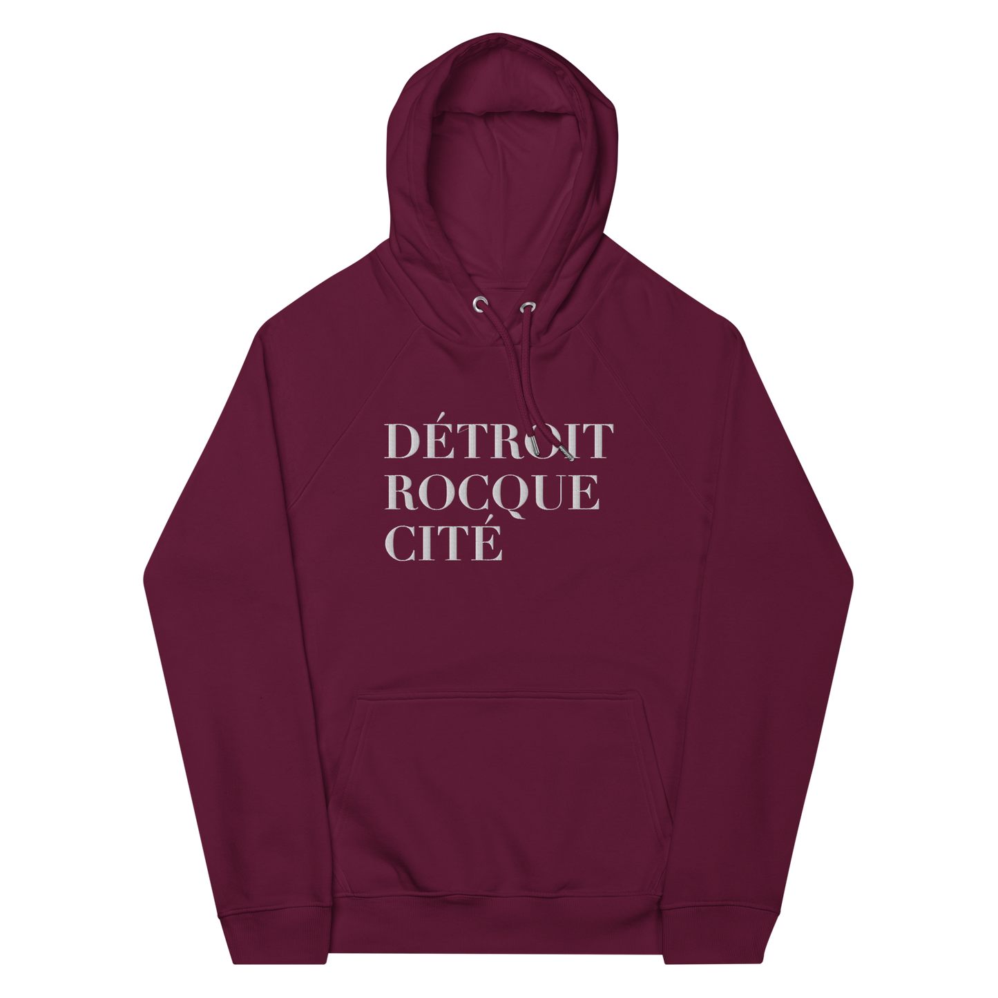 'Détroit Rocque Cité' Hoodie | Unisex Organic