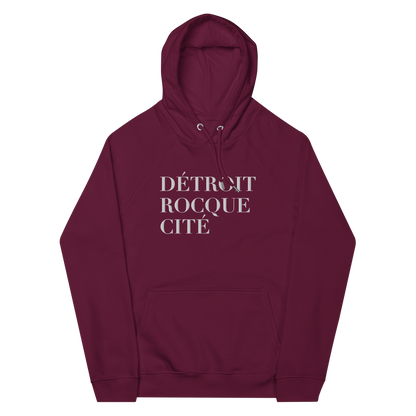 'Détroit Rocque Cité' Hoodie | Unisex Organic