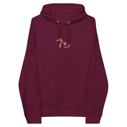 Great Lakes Hoodie (Copper) | Unisex Organic - Emb.