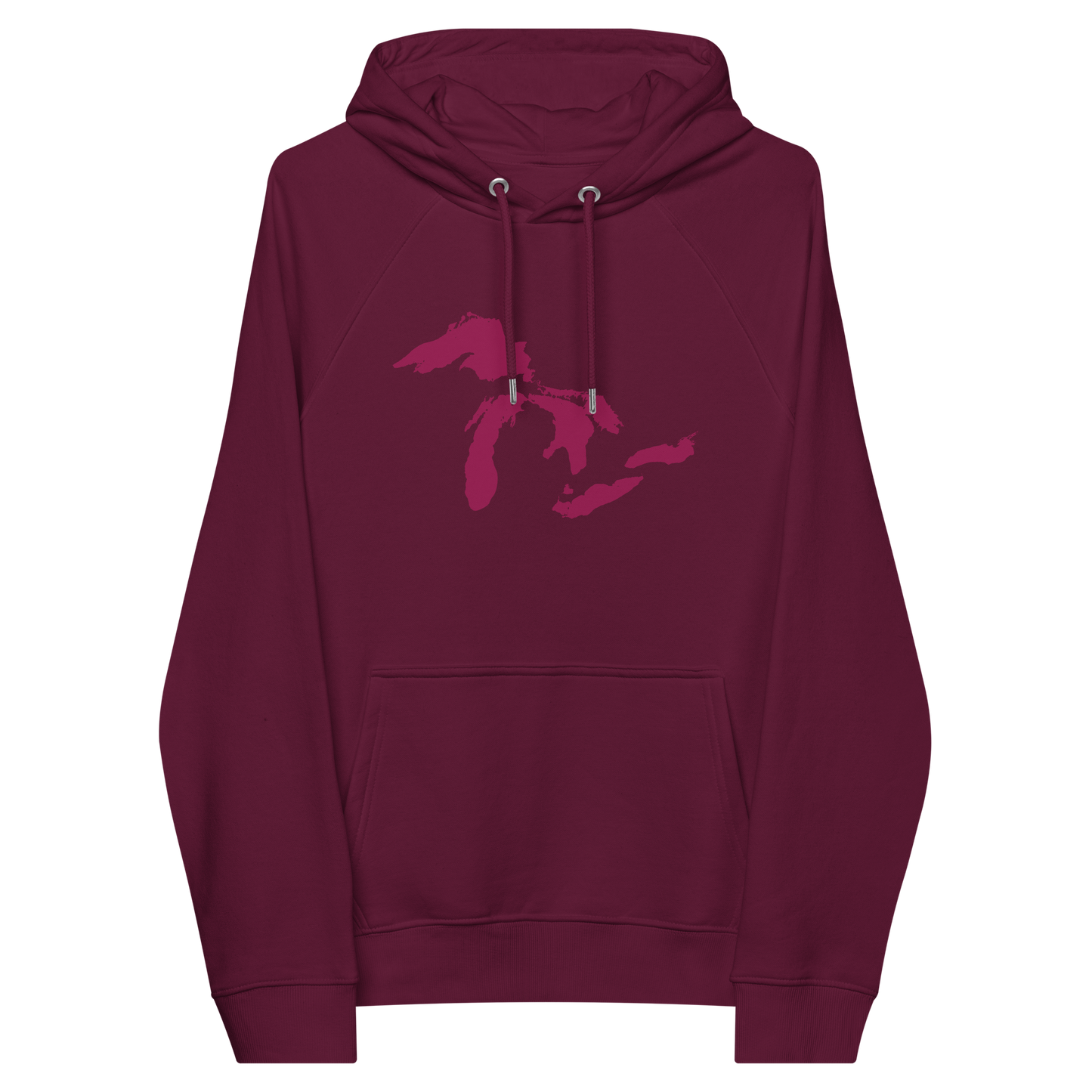 Great Lakes Hoodie (Ruby Red) | Unisex Organic