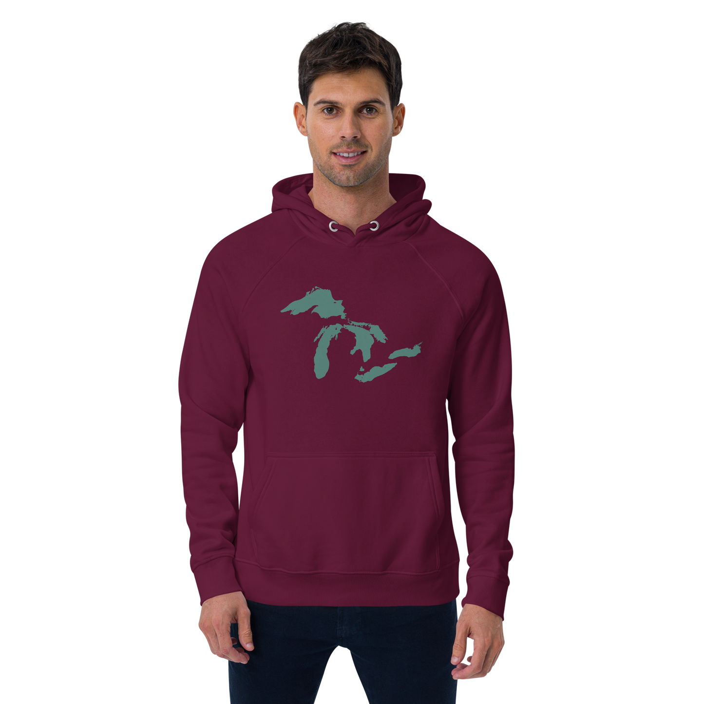 Great Lakes Hoodie (Copper Green) | Unisex Organic