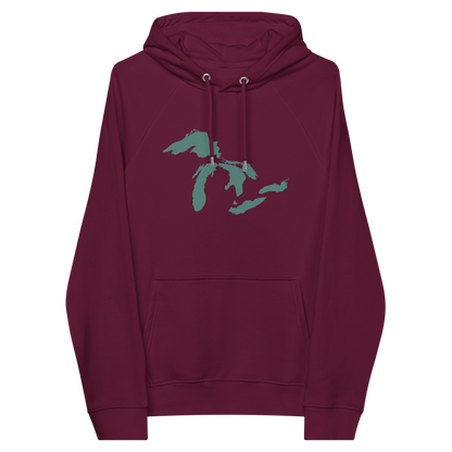 Great Lakes Hoodie (Copper Green) | Unisex Organic