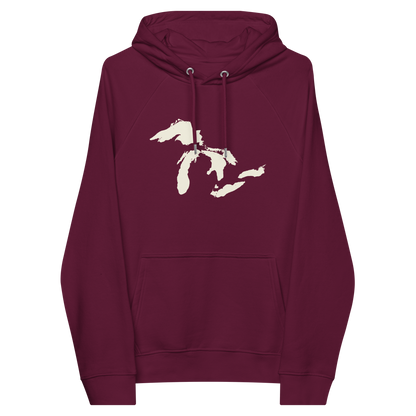 Great Lakes Hoodie (Ivory White) | Unisex Organic