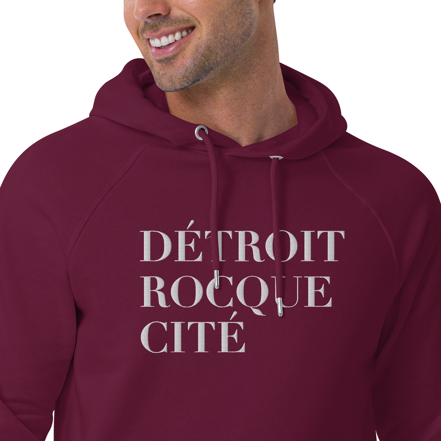 'Détroit Rocque Cité' Hoodie | Unisex Organic