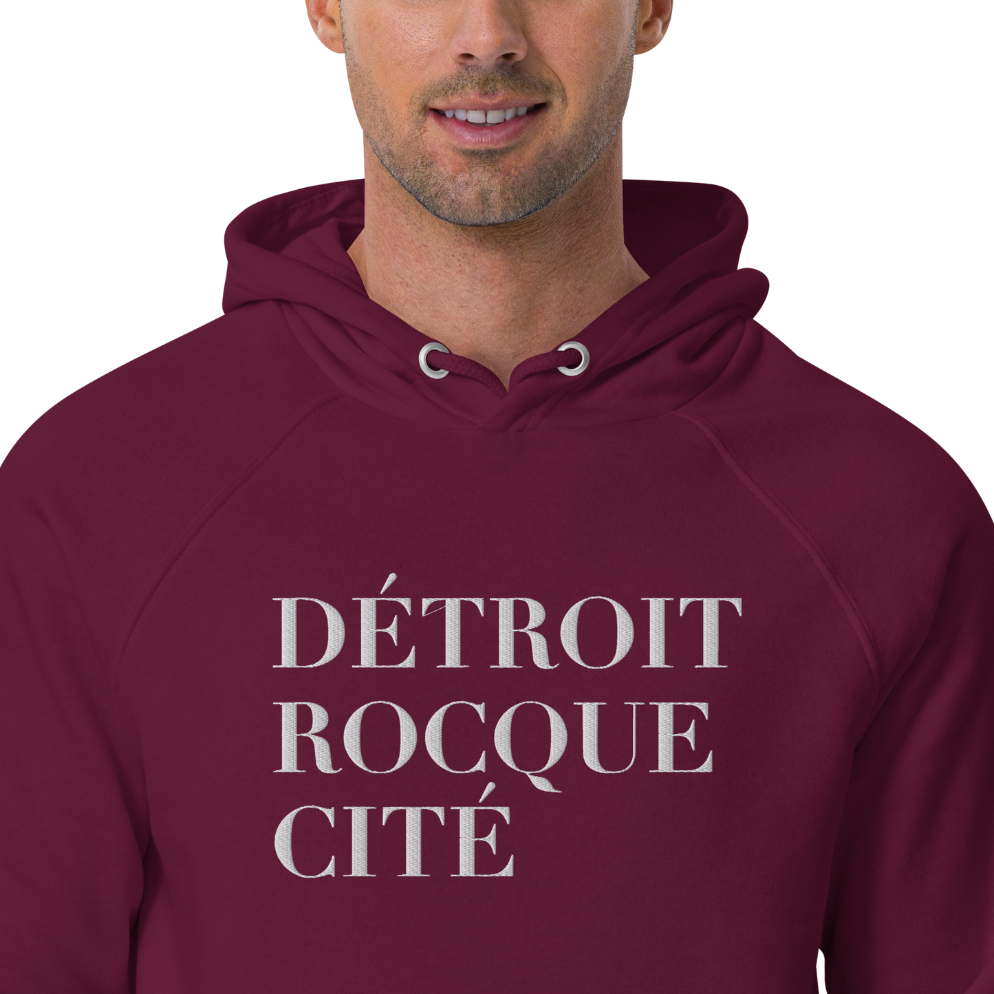 'Détroit Rocque Cité' Hoodie | Unisex Organic