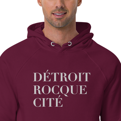 'Détroit Rocque Cité' Hoodie | Unisex Organic