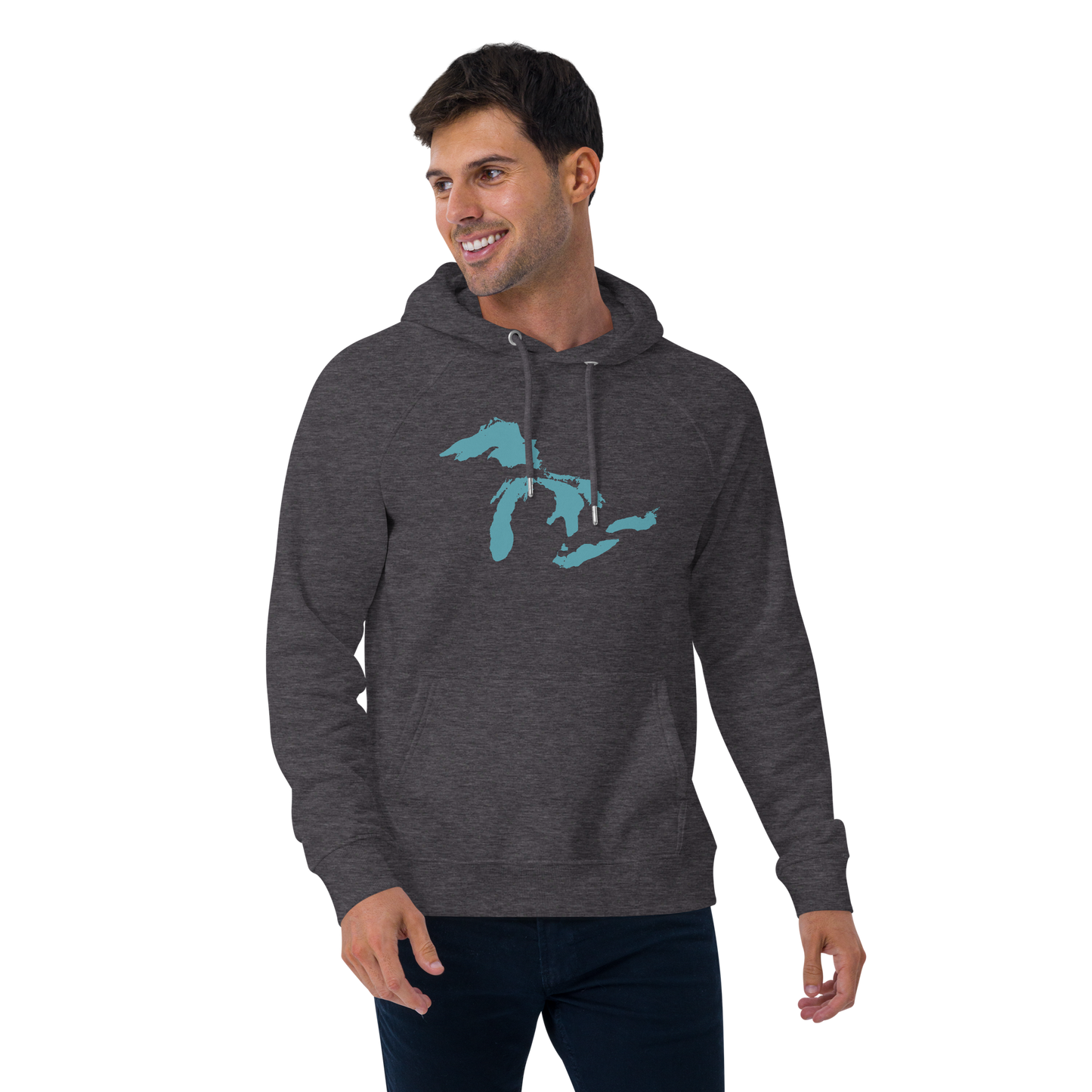 Great Lakes Hoodie (Huron Blue) | Unisex Organic