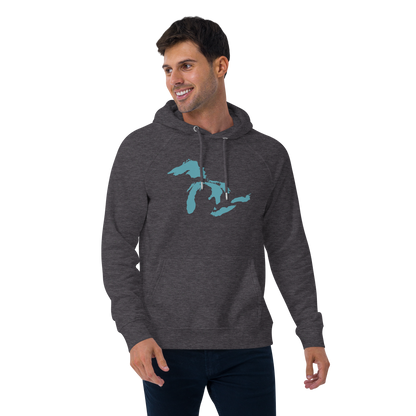 Great Lakes Hoodie (Huron Blue) | Unisex Organic