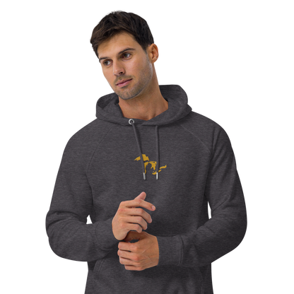 Great Lakes Hoodie (Gold) | Unisex Organic - Emb.