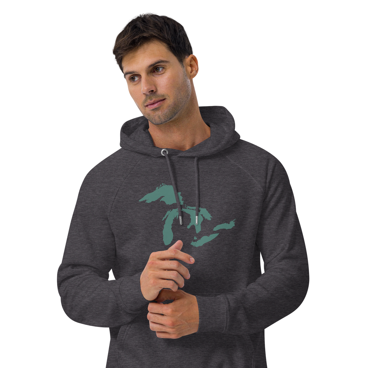 Great Lakes Hoodie (Copper Green) | Unisex Organic