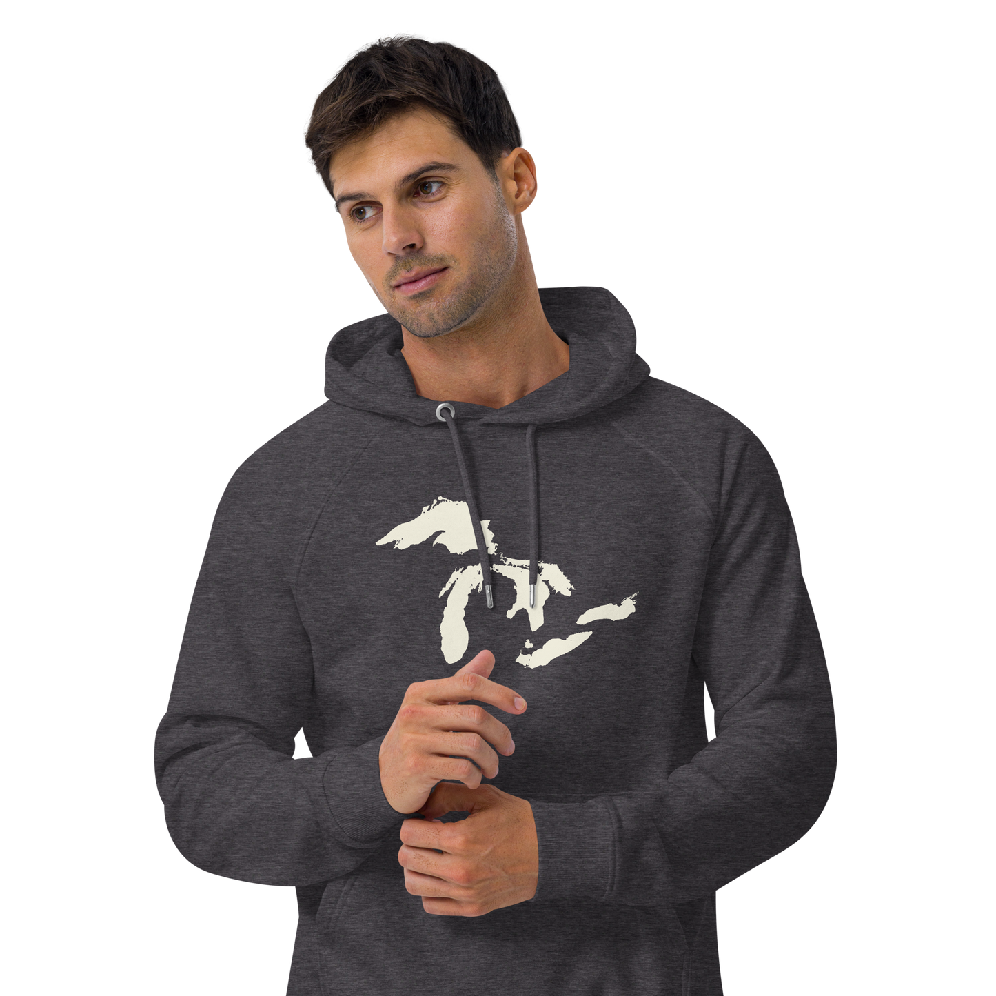 Great Lakes Hoodie (Ivory White) | Unisex Organic