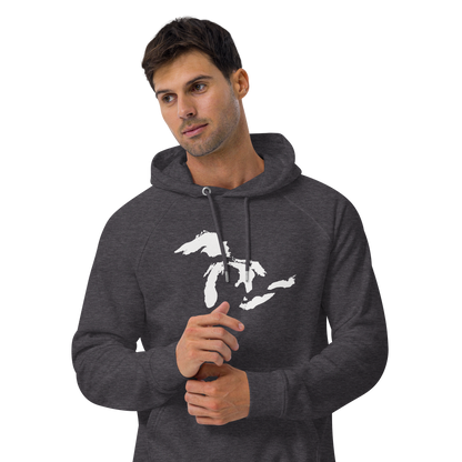 Great Lakes Hoodie (Birch Bark White) | Unisex Organic