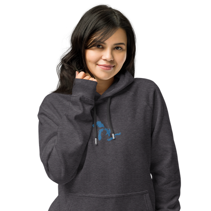 Great Lakes Hoodie (Superior Blue) | Unisex Organic - Emb.