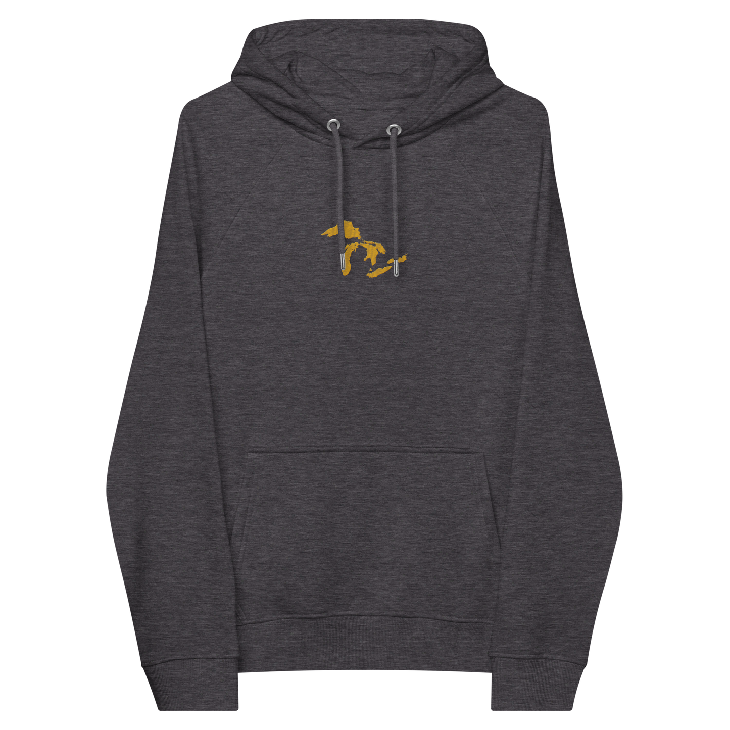 Great Lakes Hoodie (Gold) | Unisex Organic - Emb.