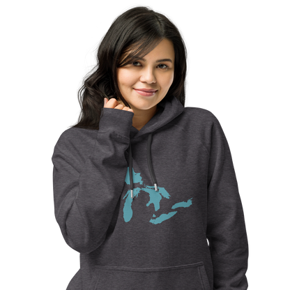 Great Lakes Hoodie (Huron Blue) | Unisex Organic