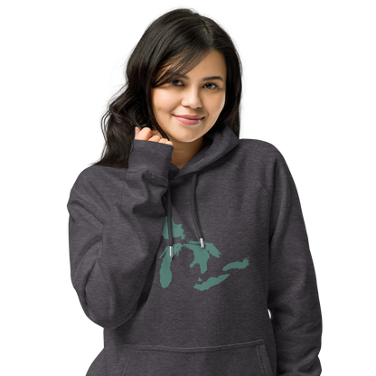 Great Lakes Hoodie (Copper Green) | Unisex Organic