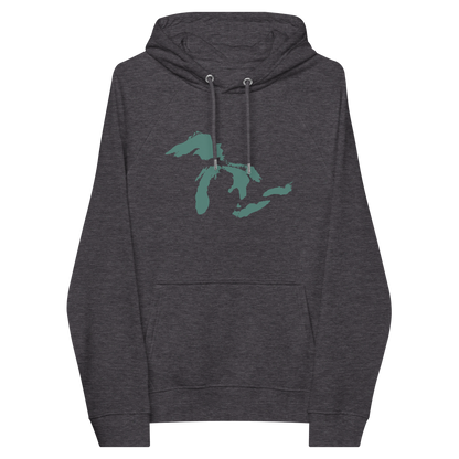 Great Lakes Hoodie (Copper Green) | Unisex Organic