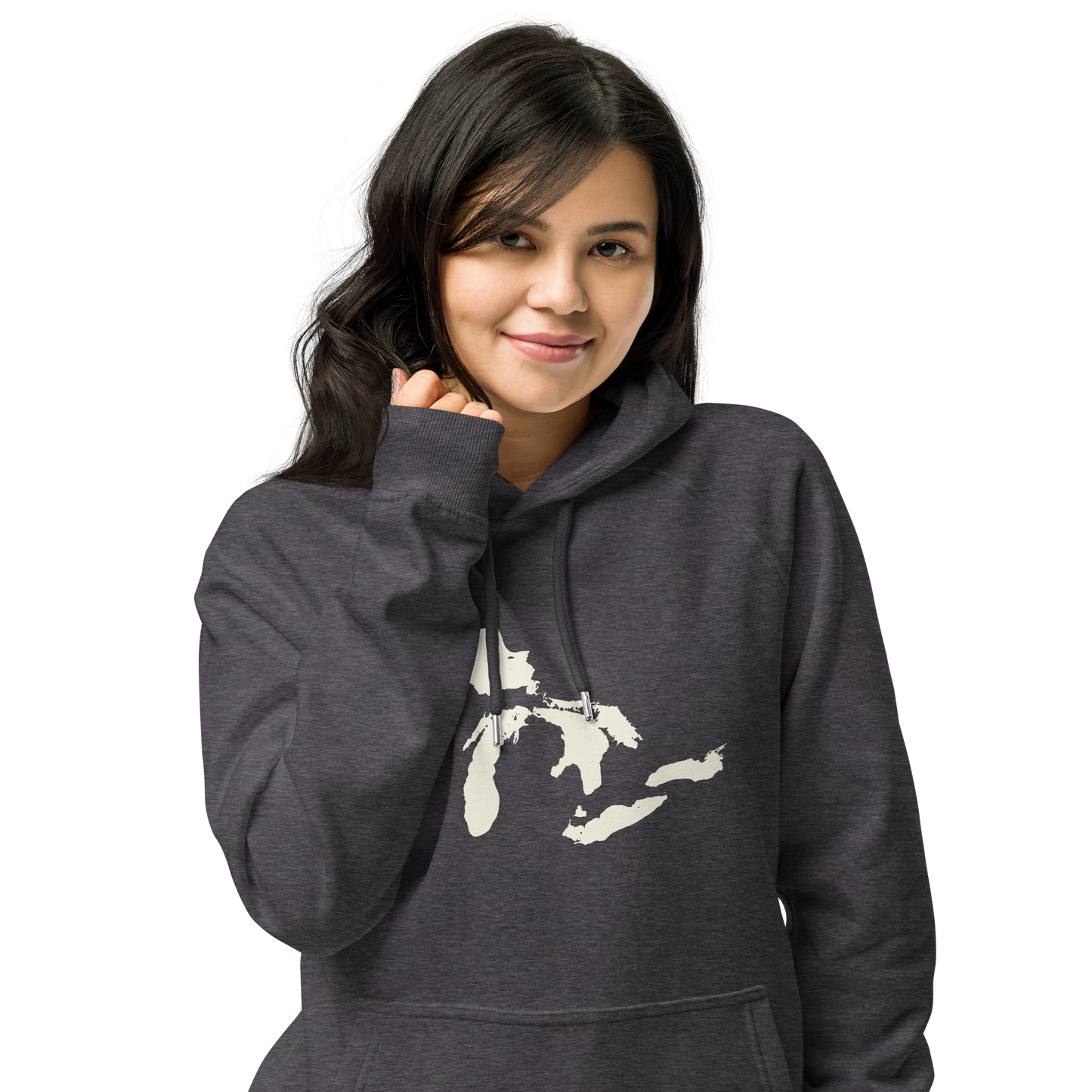 Great Lakes Hoodie (Ivory White) | Unisex Organic