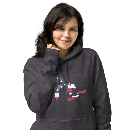 Great Lakes Hoodie (Patriotic Edition) | Unisex Organic