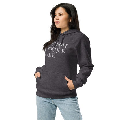 'Détroit Rocque Cité' Hoodie | Unisex Organic