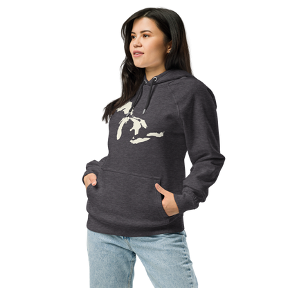 Great Lakes Hoodie (Ivory White) | Unisex Organic