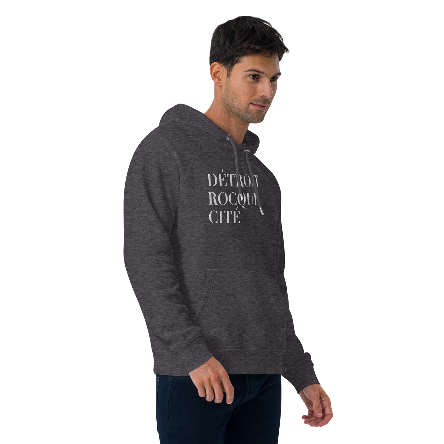 'Détroit Rocque Cité' Hoodie | Unisex Organic